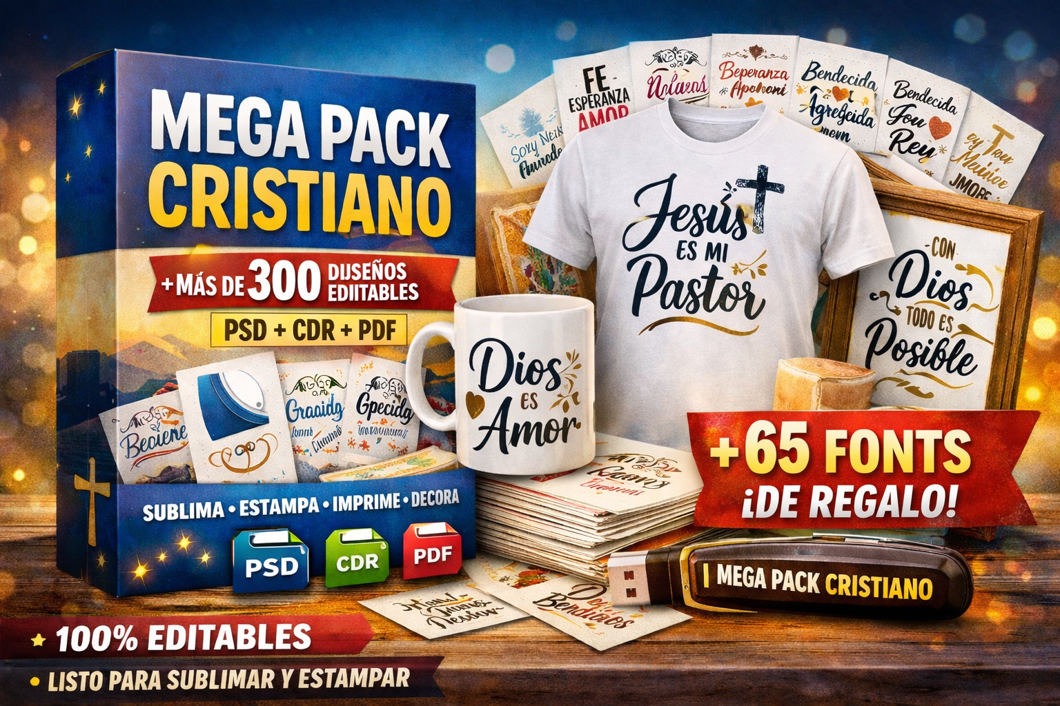 Mega Pack Cristiano de Diseños