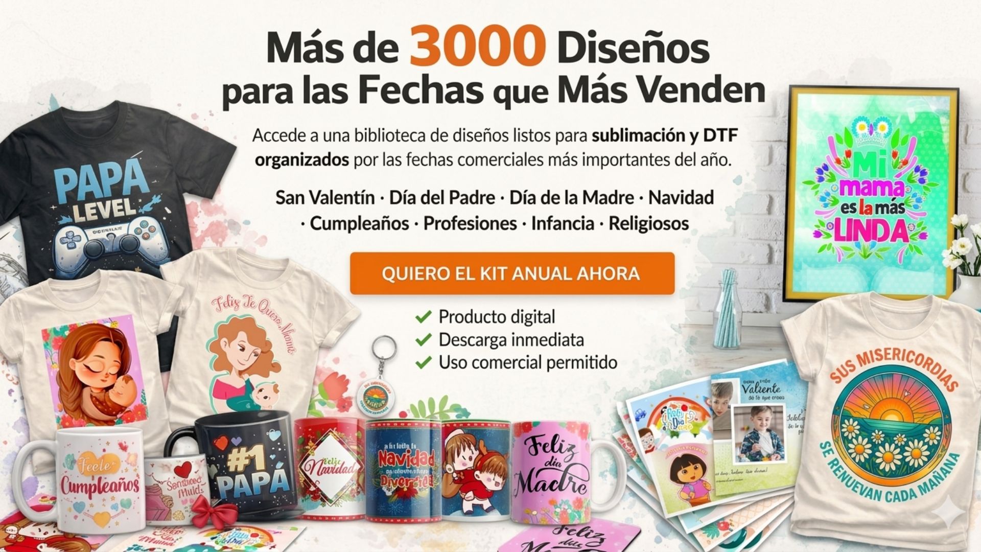 El Kit Anual de Diseños para las Fechas que Más Venden 2