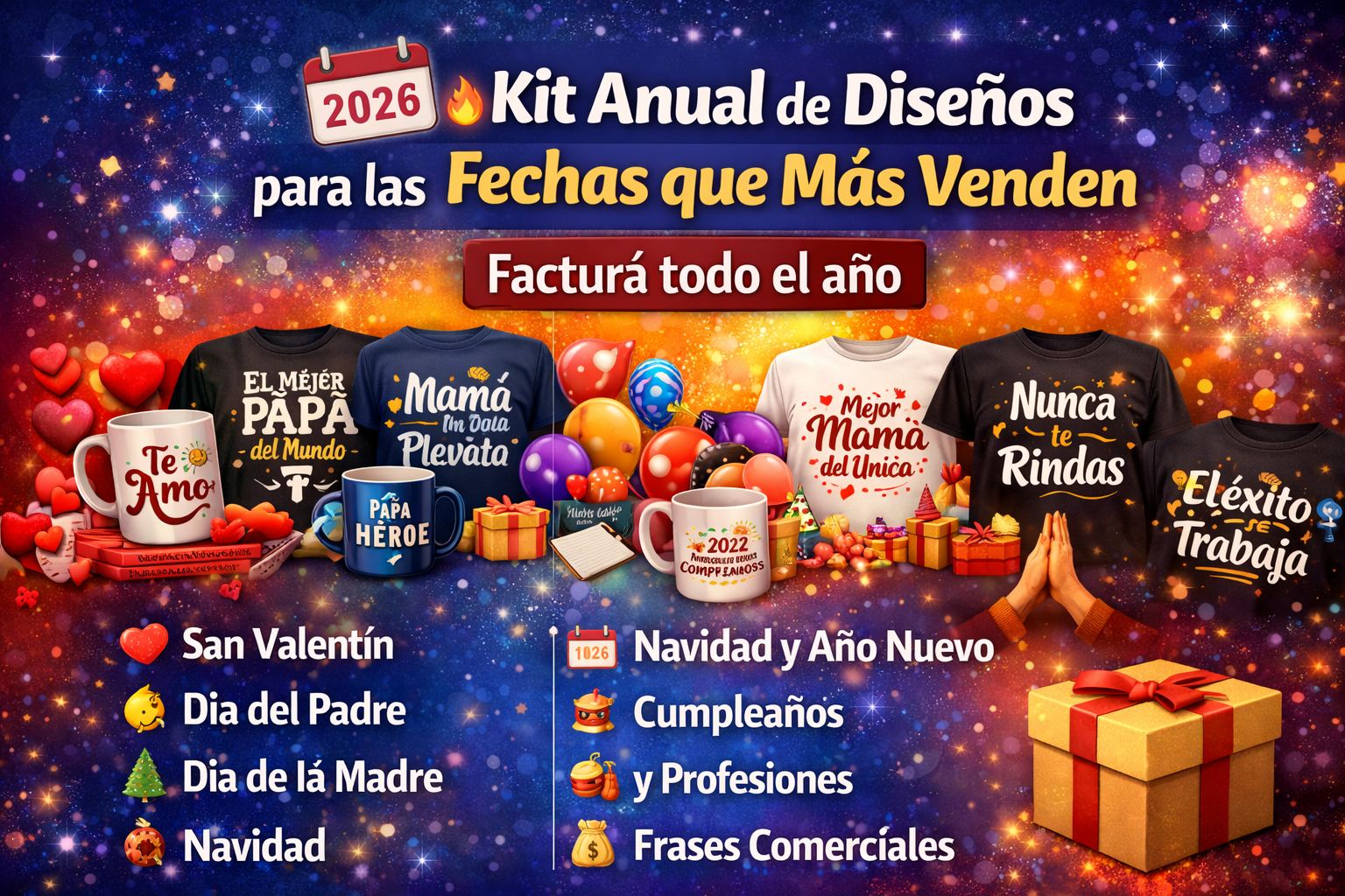 El Kit Anual de Diseños para las Fechas que Más Venden